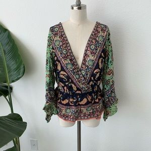 Free people rosalie wrap top